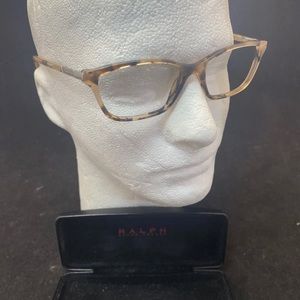 Ralph Lauren Glasses RA7044 1143 Tortoise Beige Rectangle 52-16-135 / EXCELLENT